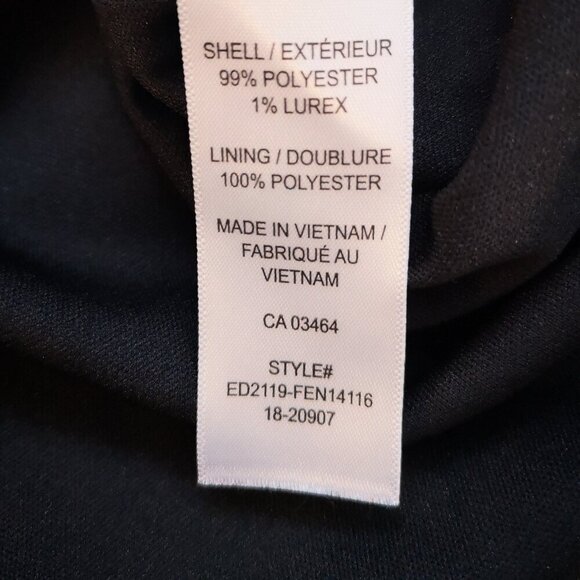 Ricki's Ladies Size 14 Black with Purple & Grey Flower Pattern Tunic - Picture 5 of 11